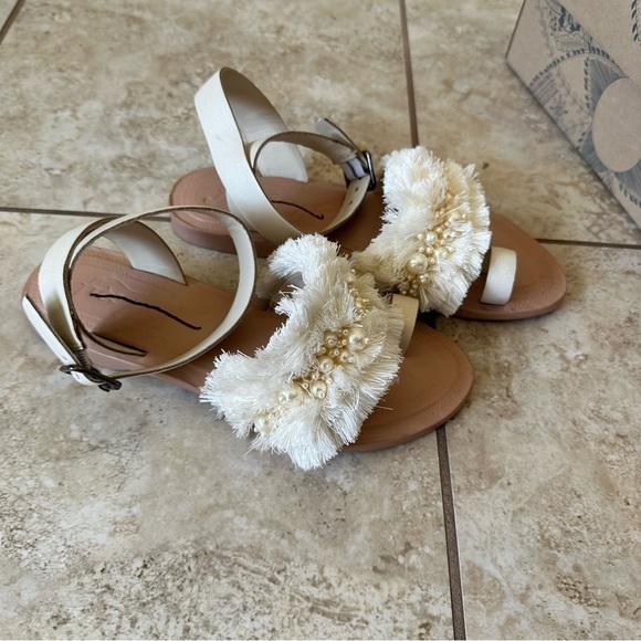 NEW Free People Sun Peaks Embellished Sandals size 37.5 - Picture 5 of 11
